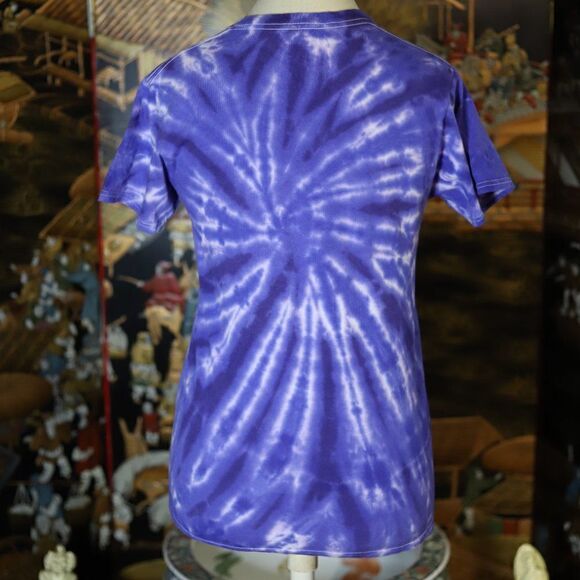 Small SpongeBob SquarePants Nickelodeon Purple Tie-dye Women's Tee T-shirt - Picture 2 of 4